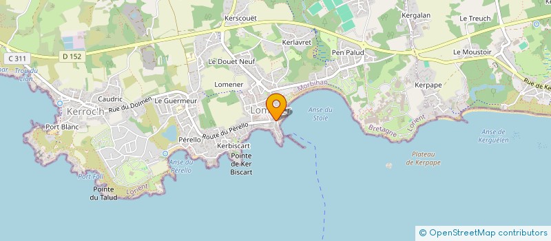 localisation de l'entreprise JODALO à PLOEMEUR