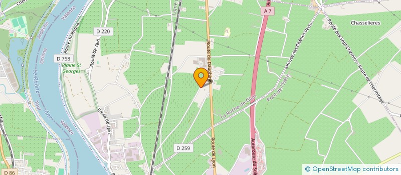 localisation de l'entreprise JODAMI  LA ROCHE-DE-GLUN