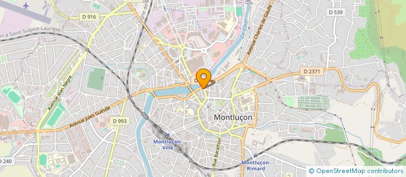 localisation de l'entreprise JODAR PROMOTION INVESTISSEMENT à MONTLUCON