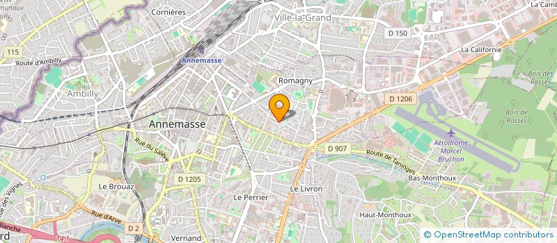 localisation de l'entreprise JODAV à ANNEMASSE