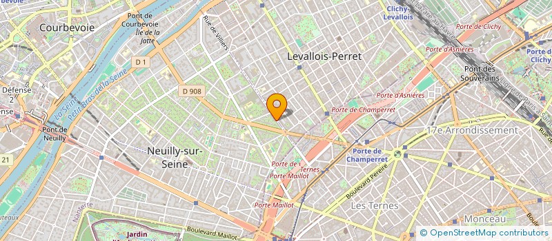 localisation de l'entreprise JODE  NEUILLY-SUR-SEINE