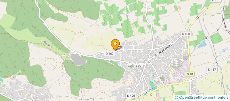 localisation de l'entreprise JODE  CALVISSON