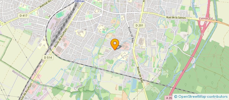 localisation de l'entreprise JODEL  COLMAR