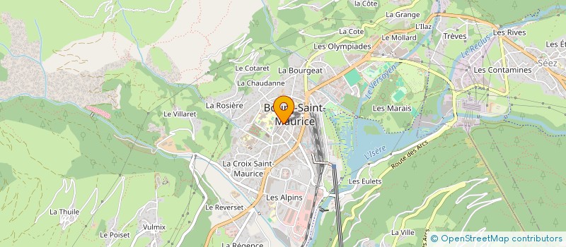 localisation de l'entreprise JODEL  BOURG-SAINT-MAURICE