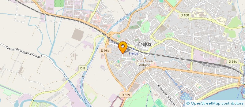 localisation de l'entreprise JODHA à FREJUS