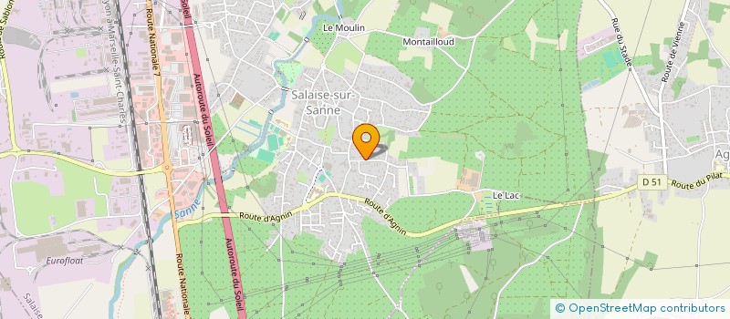 localisation de l'entreprise JODI  SALAISE-SUR-SANNE