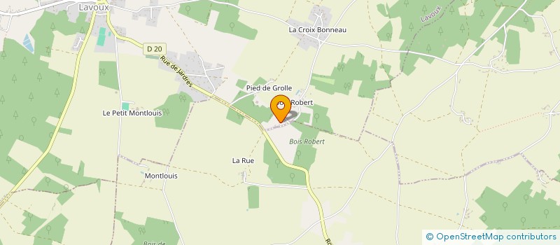 localisation de l'entreprise JODI DISTRIBUTION  LAVOUX