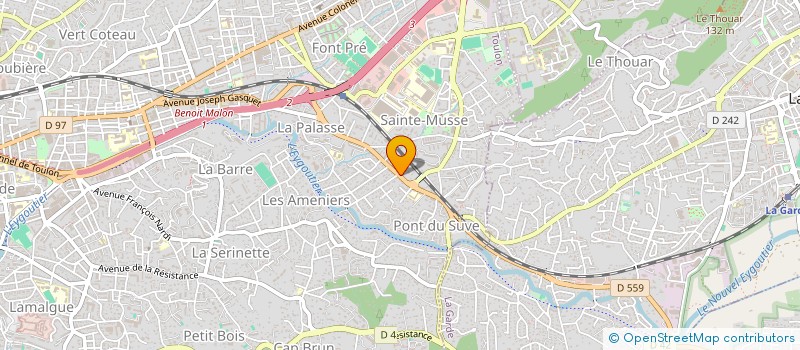 localisation de l'entreprise JODID'STOCK  TOULON