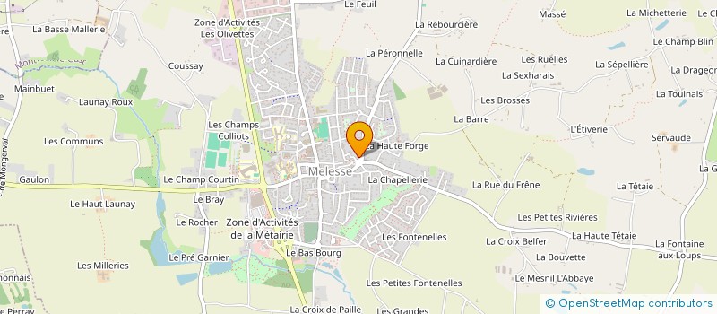 localisation de l'entreprise JODIE  MELESSE