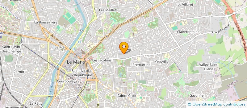 localisation de l'entreprise JODIE MARY à LE MANS