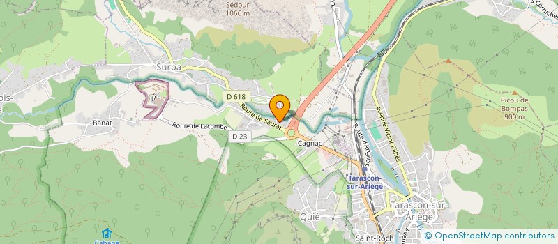 localisation de l'entreprise JODILIO à TARASCON-SUR-ARIEGE