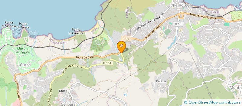 localisation de l'entreprise JODIMO SCI à CORBARA
