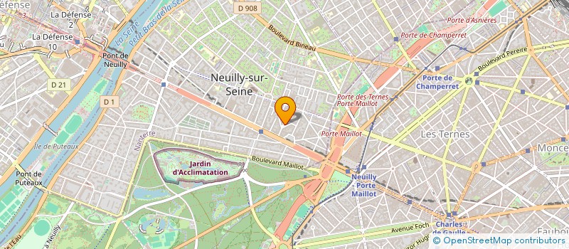localisation de l'entreprise JODIMY à NEUILLY-SUR-SEINE