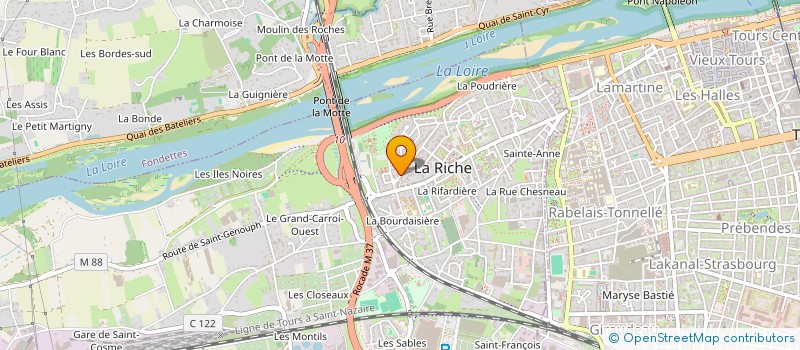 localisation de l'entreprise JODIN & FIEBACH  LA RICHE