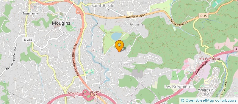 localisation de l'entreprise JODINO à MOUGINS
