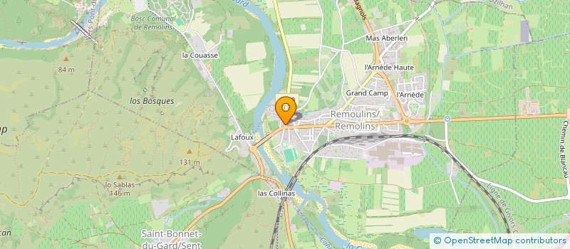 localisation de l'entreprise JODISE  REMOULINS