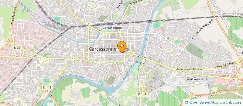 localisation de l'entreprise JODIVE à CARCASSONNE