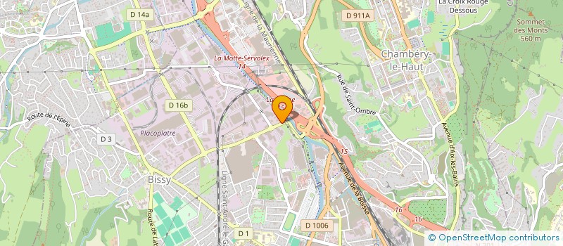 localisation de l'entreprise JODIVI  BELMONT-TRAMONET