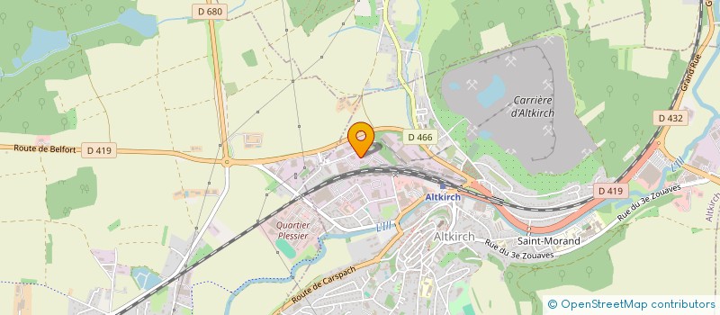 localisation de l'entreprise JODY  ALTKIRCH