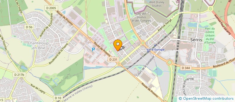 localisation de l'entreprise JODY ELEC MULTITEK à LAGNY-SUR-MARNE