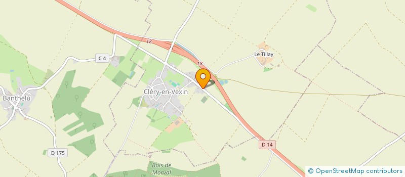 localisation de l'entreprise JODY - LEEROY  CLERY-EN-VEXIN