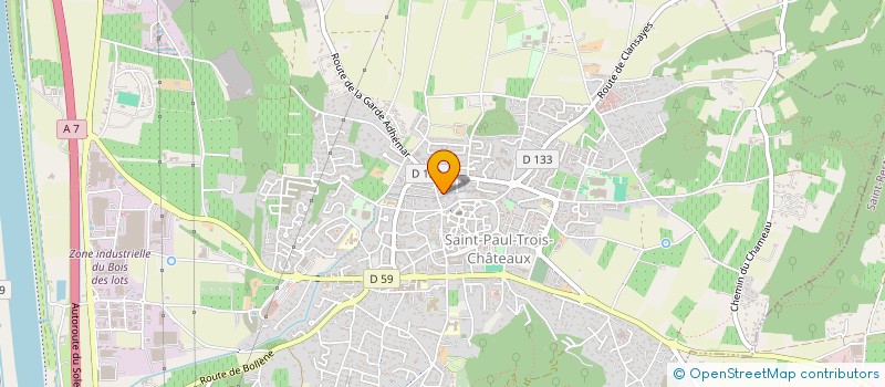 localisation de l'entreprise JODYLENE  SAINT-PAUL-TROIS-CHATEAUX