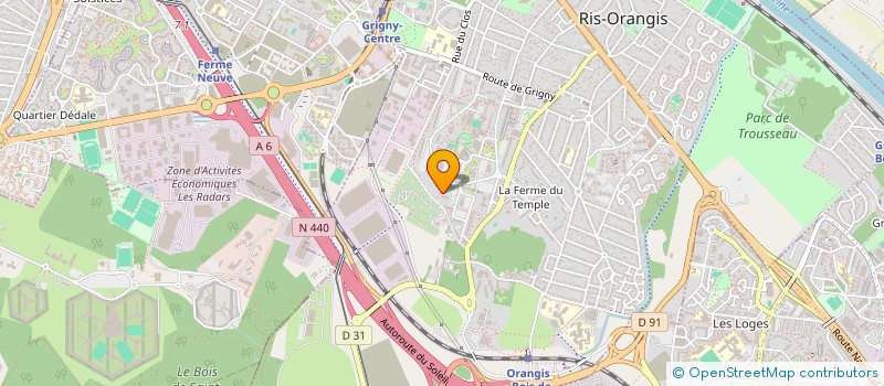localisation de l'entreprise JOE à RIS-ORANGIS
