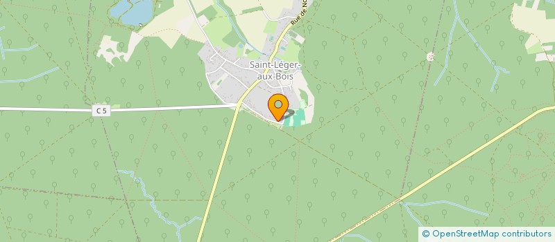 localisation de l'entreprise JOE BAR 60  SAINT-LEGER-AUX-BOIS