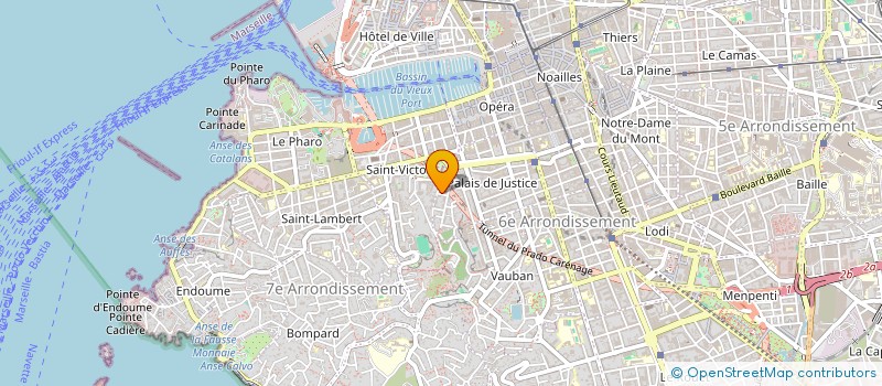 localisation de l'entreprise JOE BEEF à MARSEILLE