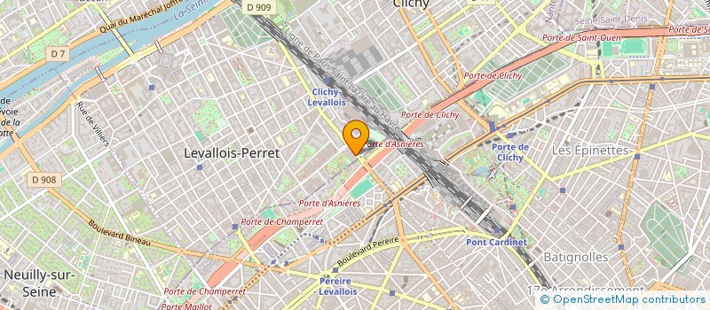 localisation de l'entreprise JOE BENDAVID ET ASSOCIES à LEVALLOIS-PERRET