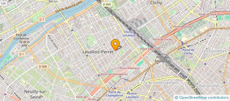 localisation de l'entreprise JOE BOXING CLUB à LEVALLOIS-PERRET