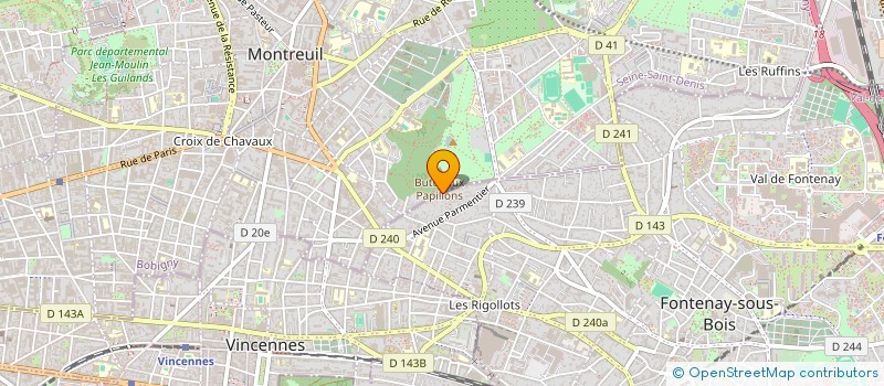 localisation de l'entreprise JOE & CO à FONTENAY SOUS BOIS