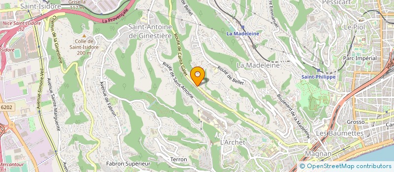 localisation de l'entreprise JOE EXPRESS MOTO à NICE