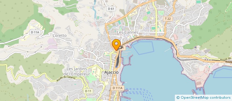 localisation de l'entreprise JOE & LAU  AJACCIO