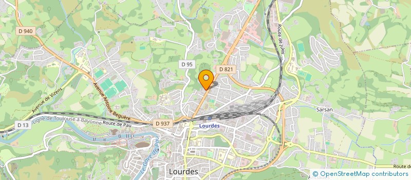 localisation de l'entreprise JOE MOTOCULTURE - ANCIENS ETABLISSEMENTS LABOURIE à LOURDES