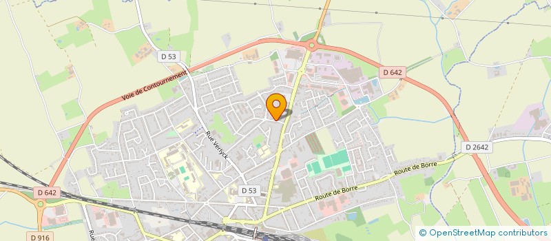 localisation de l'entreprise JOEG  HAZEBROUCK