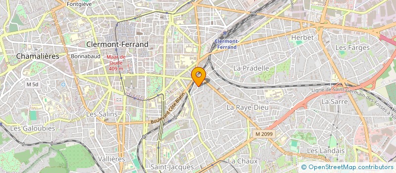 localisation de l'entreprise JOEL  CLERMONT-FERRAND