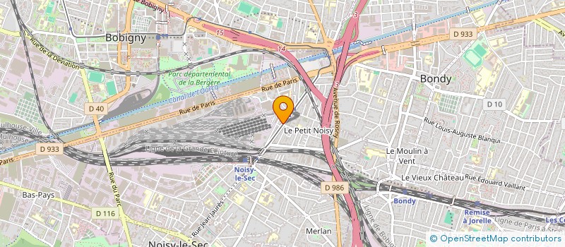 localisation de l'entreprise JOEL AMBULANCES à NOISY-LE-SEC