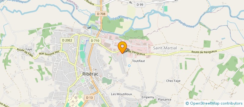 localisation de l'entreprise JOEL AURIAL à RIBERAC