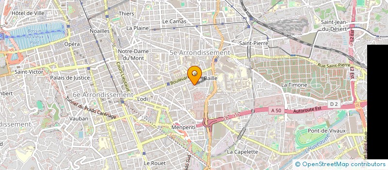 localisation de l'entreprise JOEL CANTONA ORGANISATION à MARSEILLE