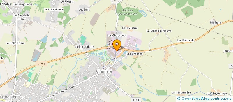 localisation de l'entreprise JOEL COHONER  CHAUMES-EN-RETZ