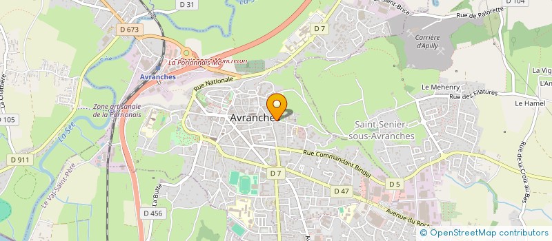 localisation de l'entreprise JOEL DANGUY  AVRANCHES