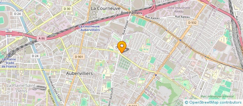 localisation de l'entreprise JOEL EXO MARCHE à AUBERVILLIERS