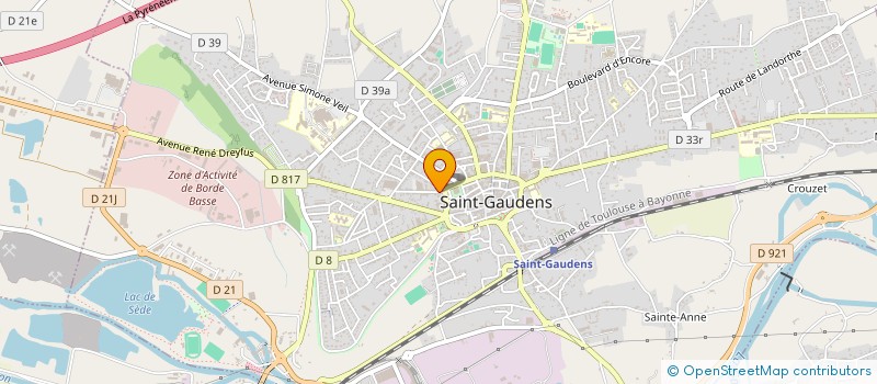 localisation de l'entreprise JOEL GRAU  SAINT-GAUDENS