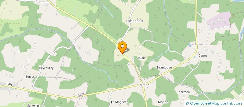 localisation de l'entreprise JOEL GUILLOUT  LAVAZAN