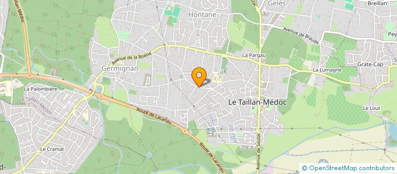 localisation de l'entreprise JOEL HENRY DE BRINON  CAZERES-SUR-L'ADOUR