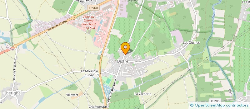 localisation de l'entreprise JOEL JAOUEN DISTRIBUTION  DISTRE