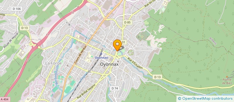localisation de l'entreprise JOEL PISANI SARL à OYONNAX