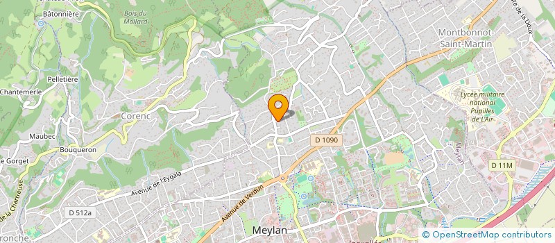 localisation de l'entreprise JOEL SAURIN ARCHITECTE  VEUREY-VOROIZE