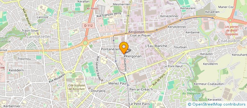 localisation de l'entreprise JOEL TREANTON à BREST